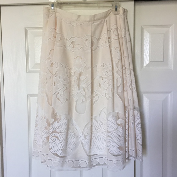 FINAL SALE! NWT Midi Lace Skirt - Picture 2 of 6